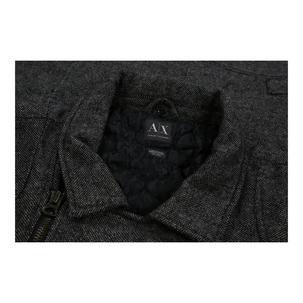 Armani Exchange Jacket - 2XL Grey Wool Blend