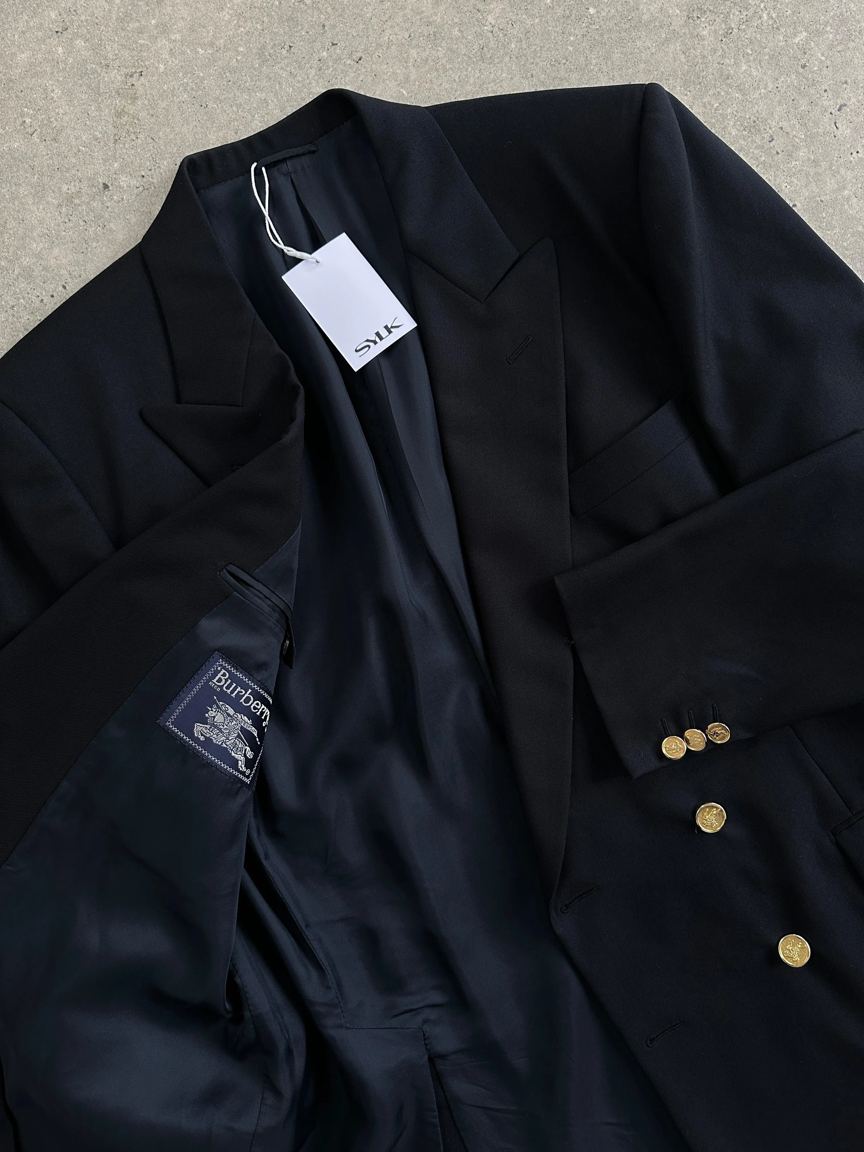 Burberry Pure Wool Double Breasted Blazer - 42R/L