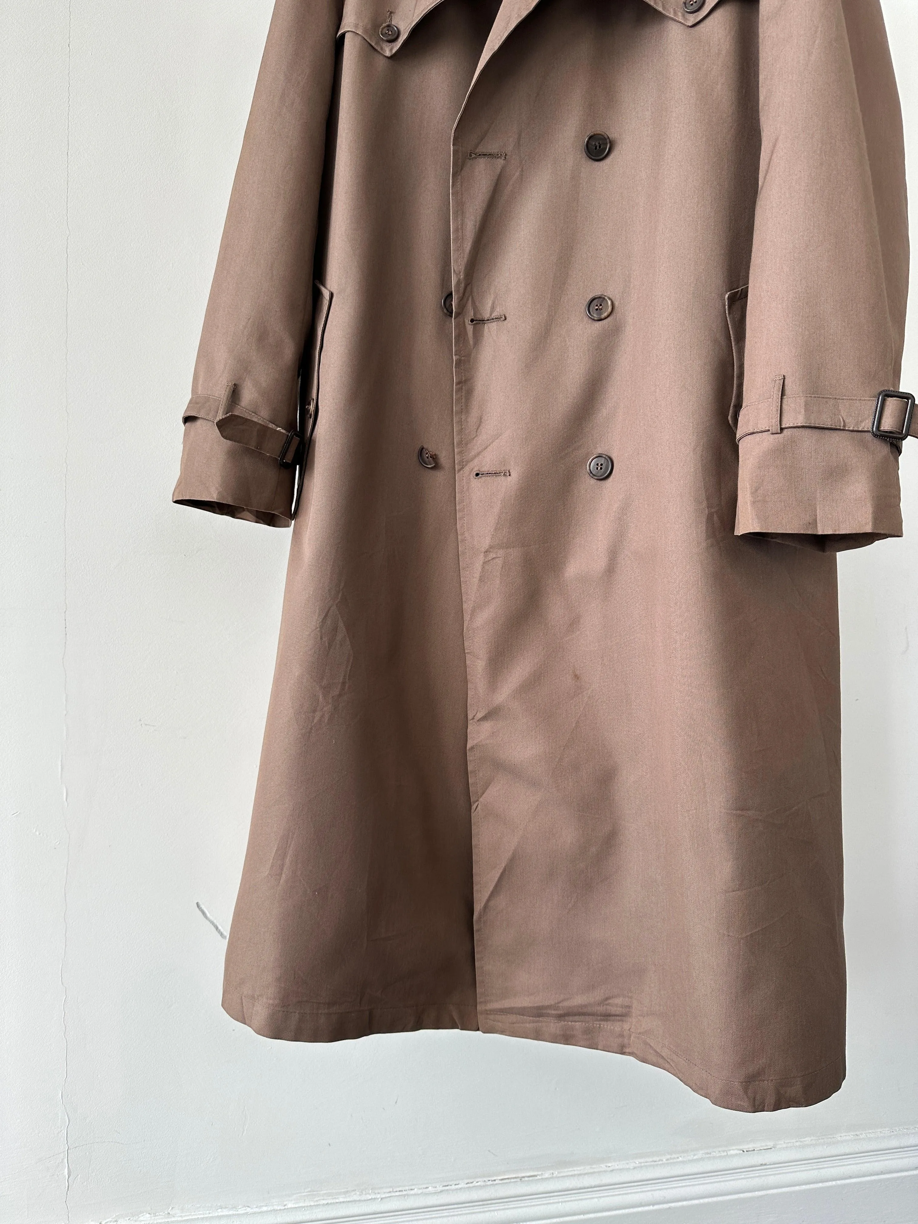 Christian Dior Monsieur Belted Cotton Trench Coat - L/XL