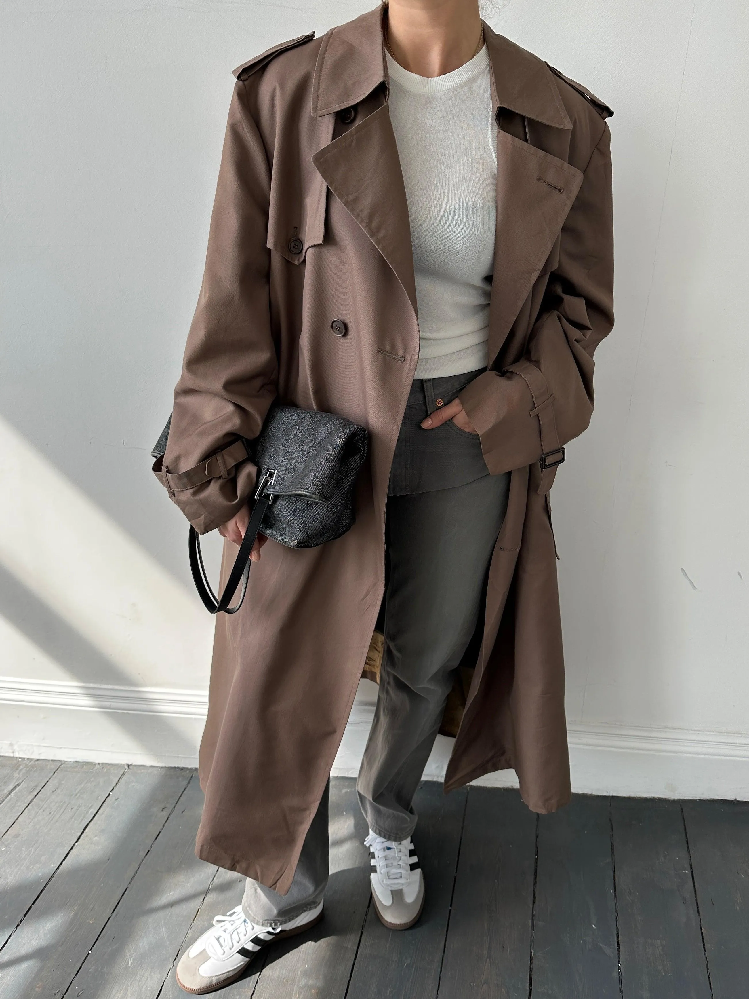 Christian Dior Monsieur Belted Cotton Trench Coat - L/XL