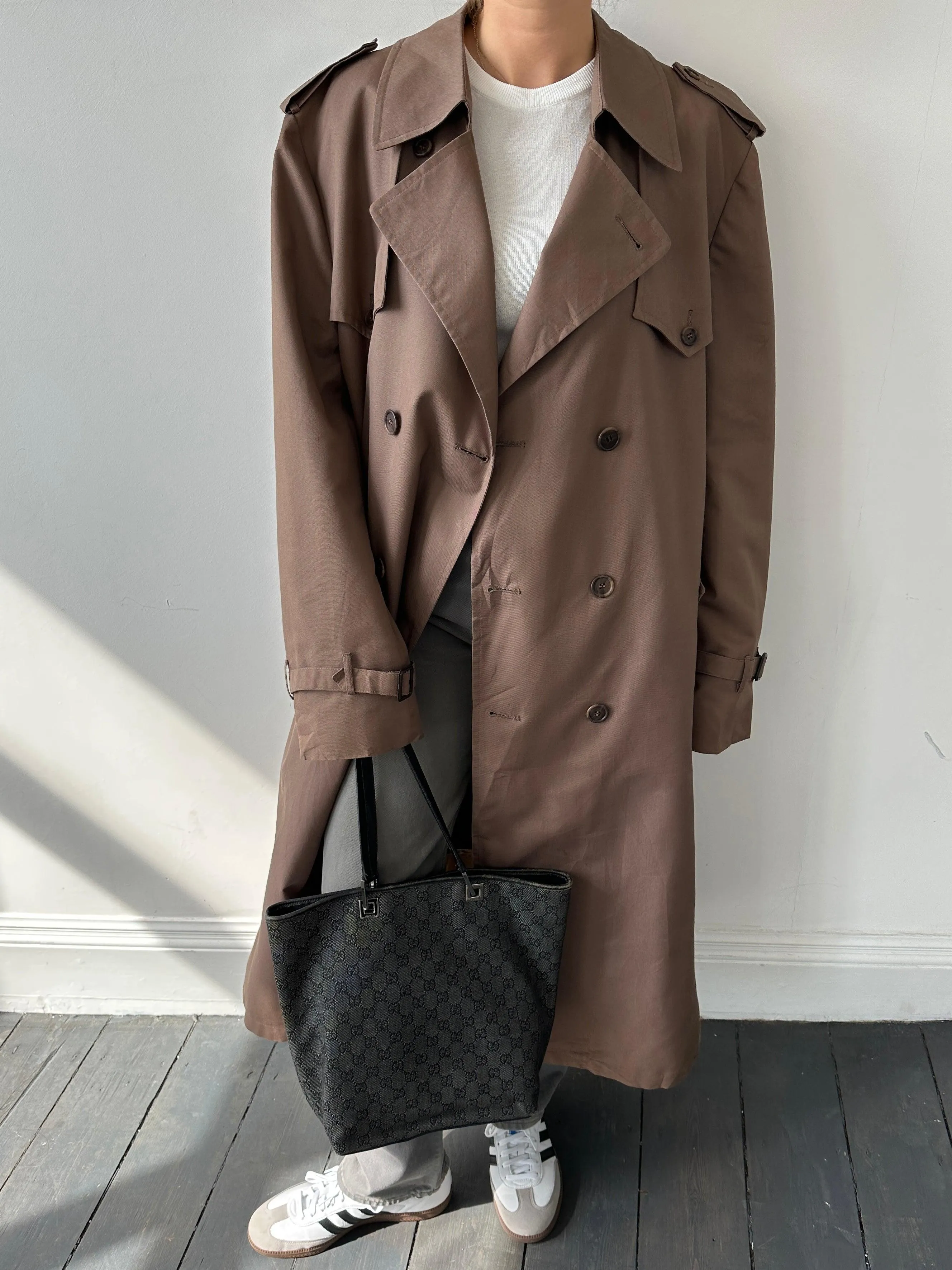 Christian Dior Monsieur Belted Cotton Trench Coat - L/XL