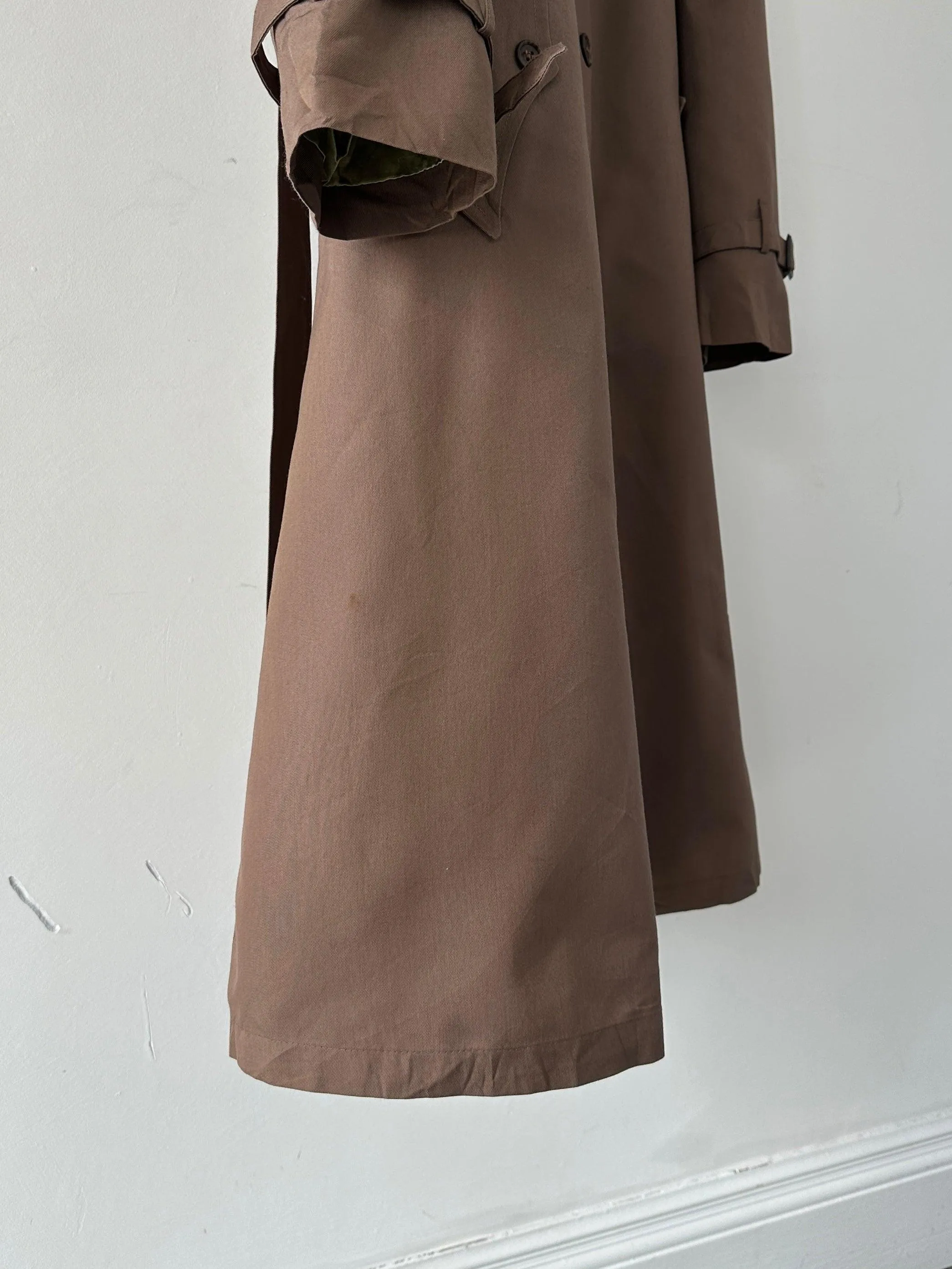 Christian Dior Monsieur Belted Cotton Trench Coat - L/XL
