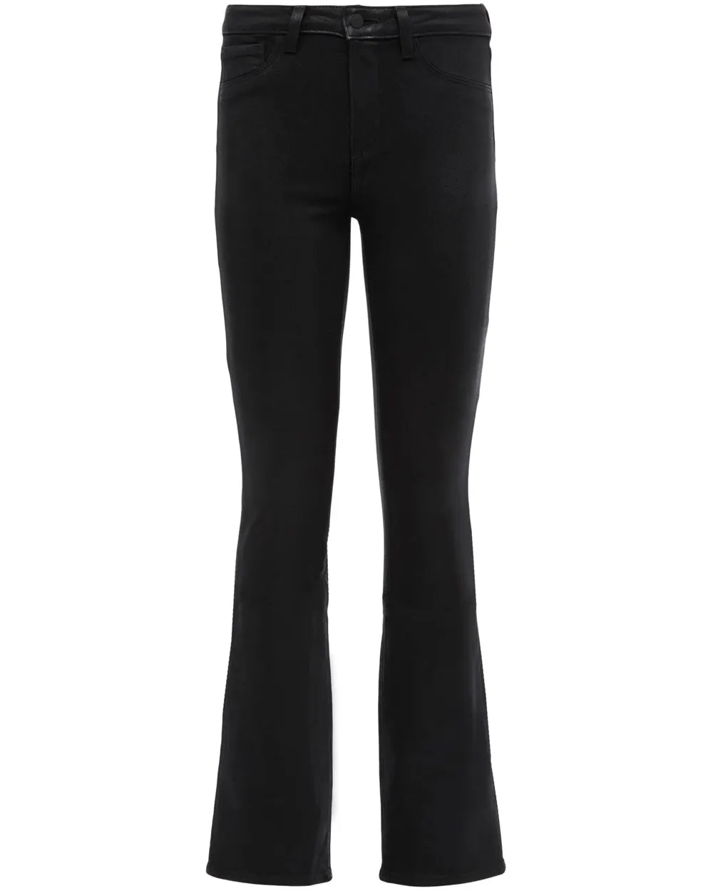 Clayton High Rise Wide Leg Jean in Noir Velvet