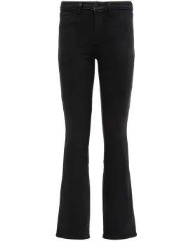 Clayton High Rise Wide Leg Jean in Noir Velvet