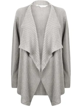 Daisy Waterfall Soft Knitted Cardigan in Harbor Mist - Amara Reya