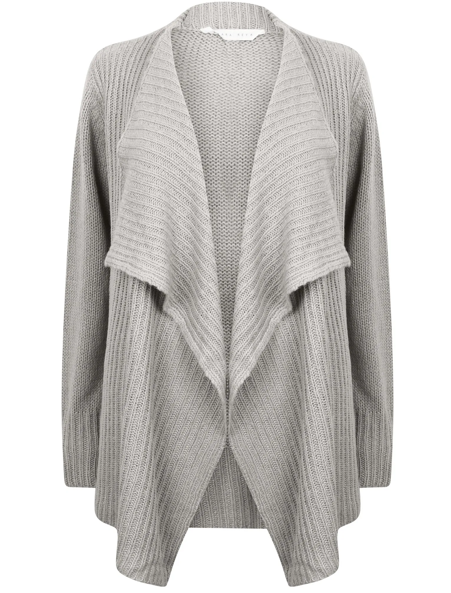 Daisy Waterfall Soft Knitted Cardigan in Harbor Mist - Amara Reya