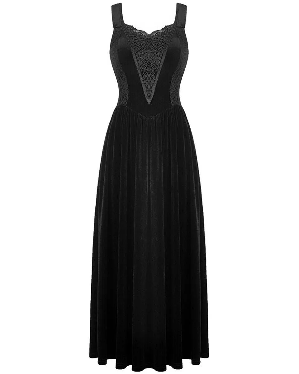 Dark In Love Bellandrine Gothic Velvet Prom Dress