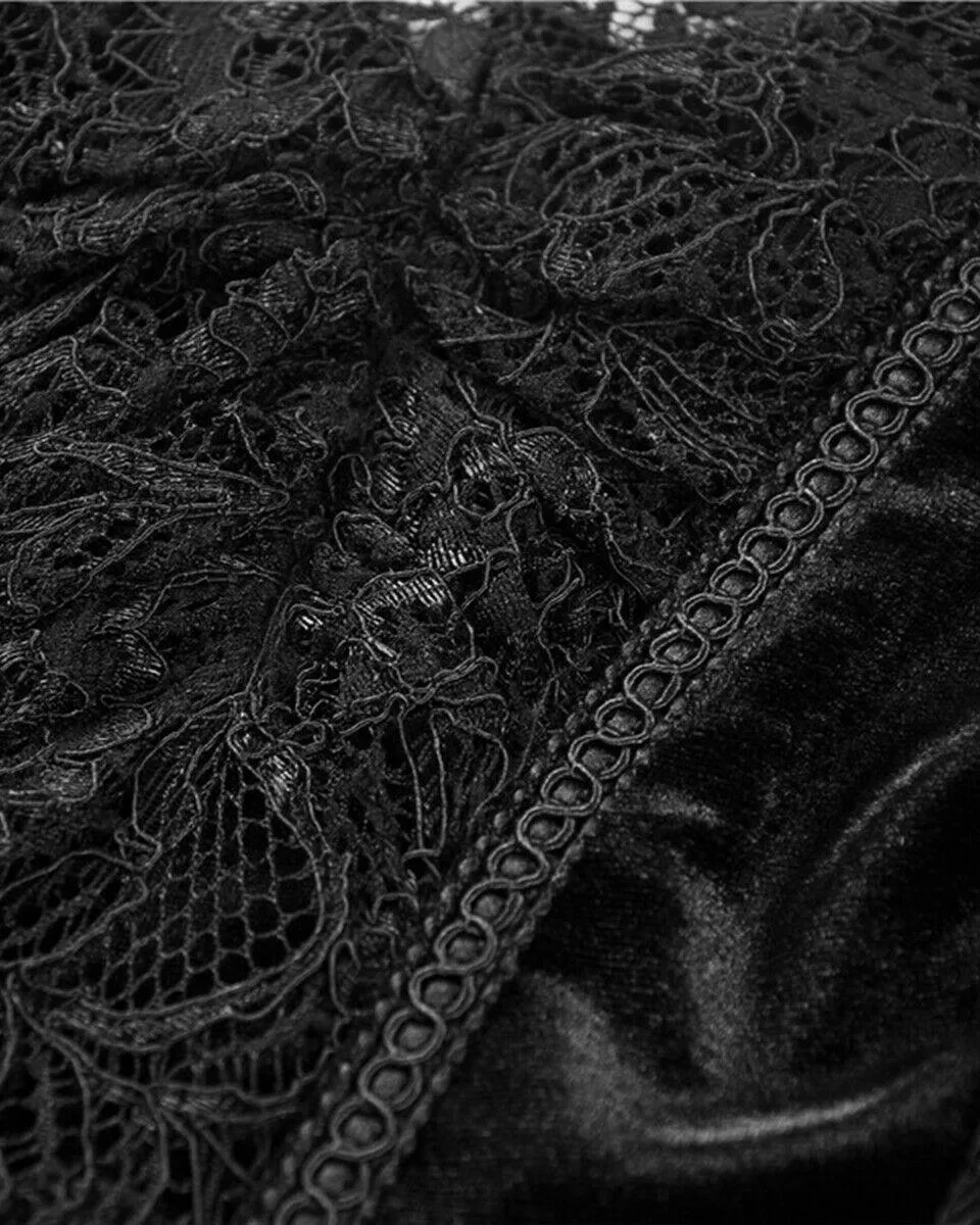 Dark In Love Bellandrine Gothic Velvet Prom Dress
