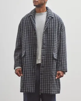 Evan Kinori Big Coat, Navy/Grey