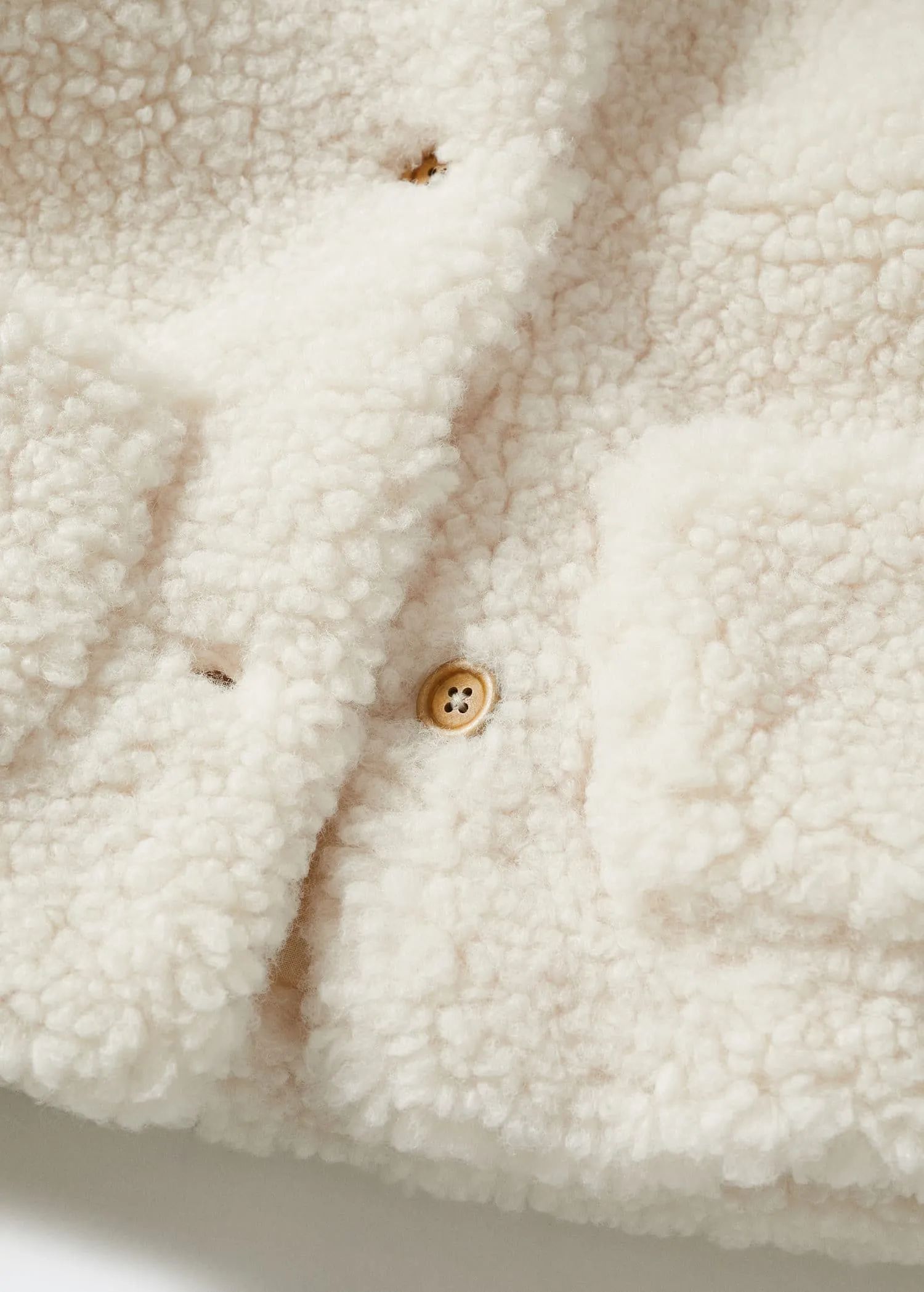 Faux shearling coat