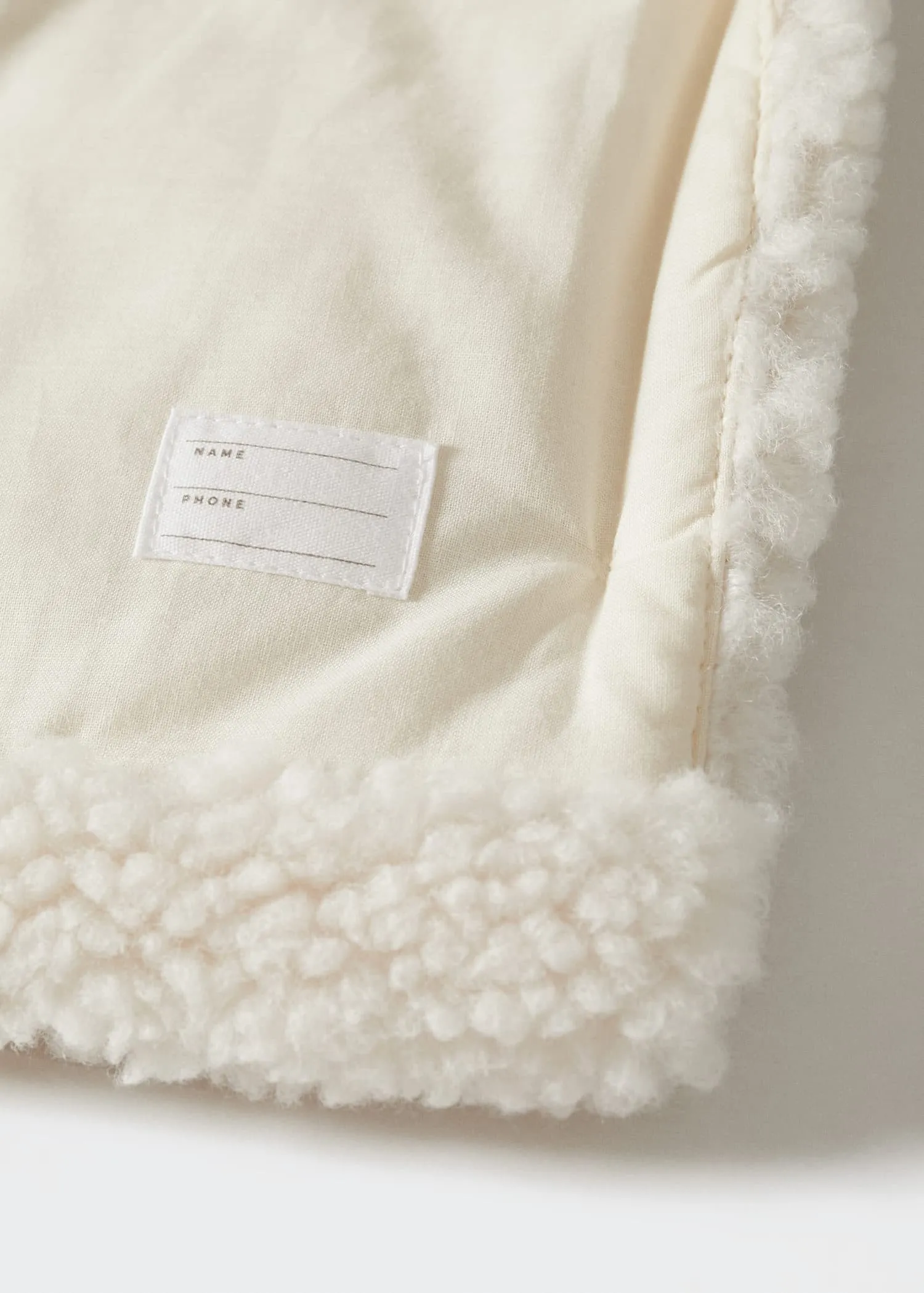 Faux shearling coat