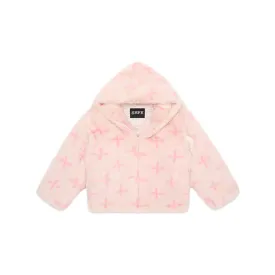 Garden Snowman Hoodie Pink