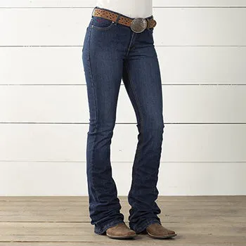Kimes Ranch-Mid-Rise/Boot Cut/Slim Fit Ladies Jeans-Chloe