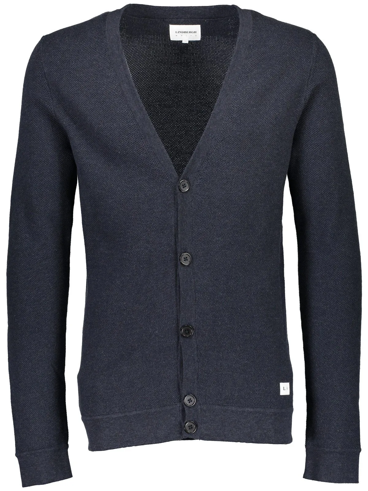 Lindbergh Cardigan | Navy Mel