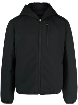 logo-patch quilted jacket