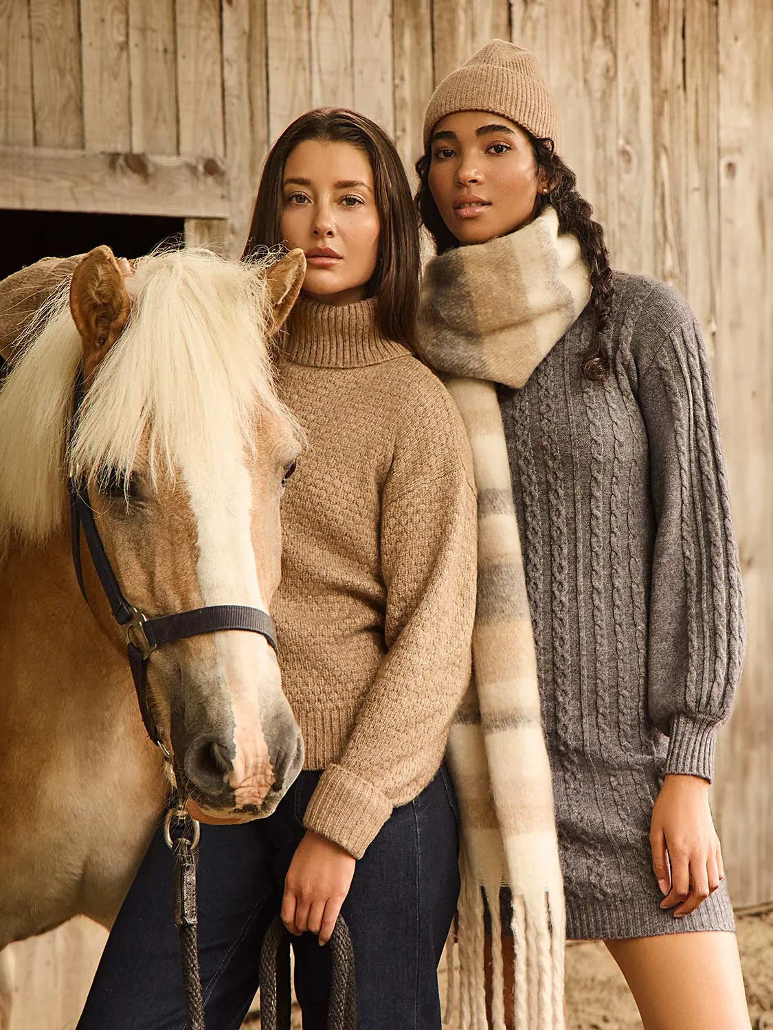 Melange Diamond Honeycomb Stitch Sweater