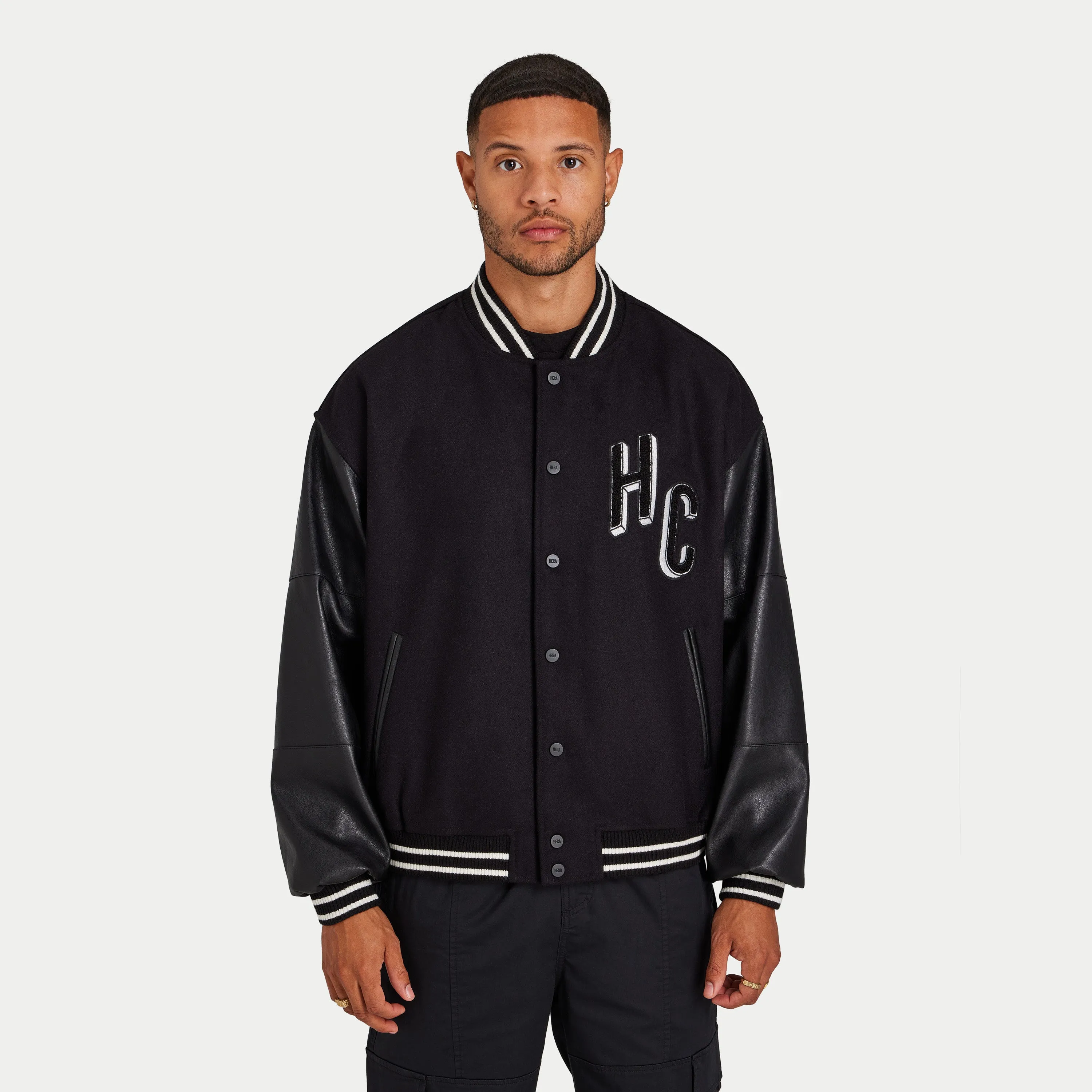 Mens Varsity Bomber Jacket