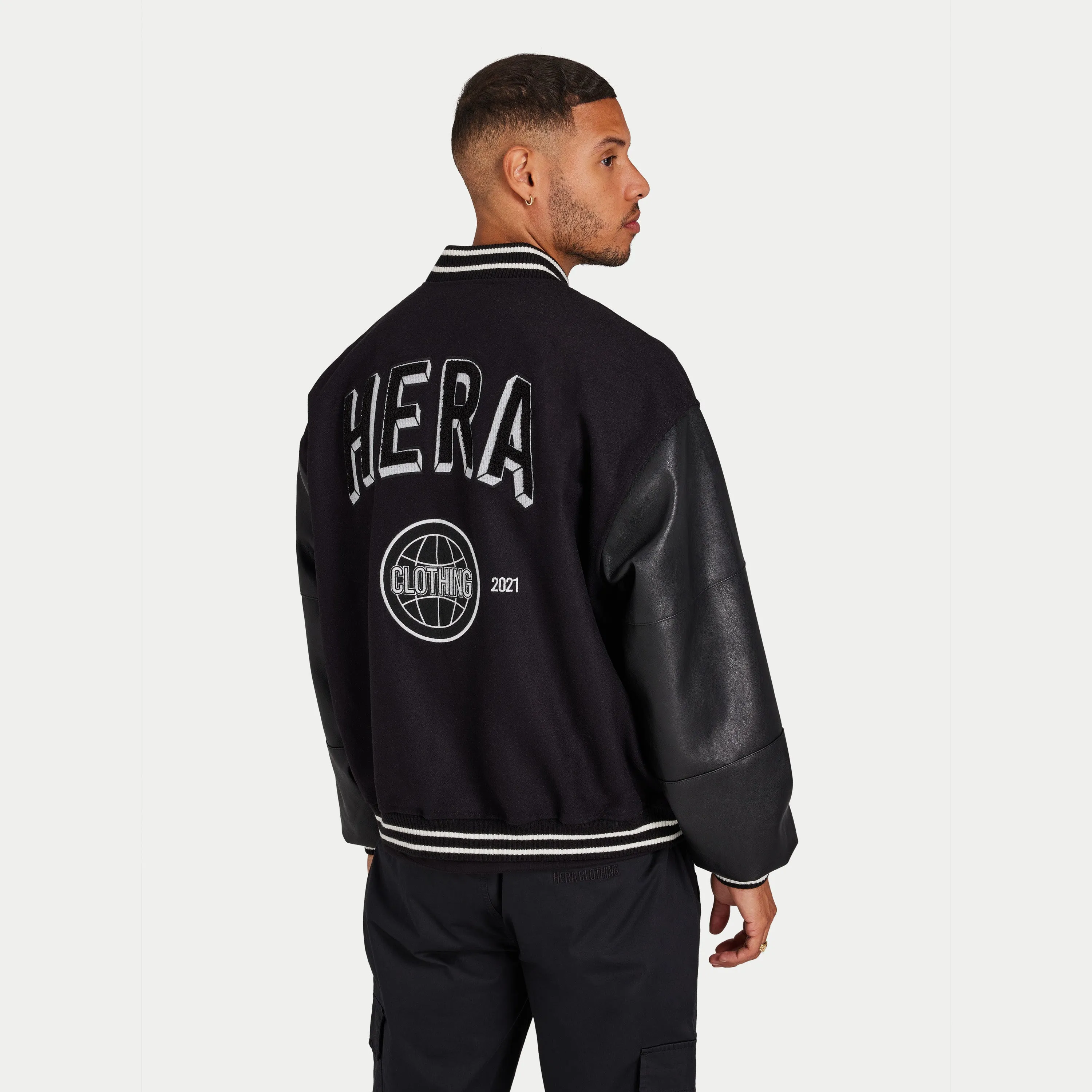 Mens Varsity Bomber Jacket