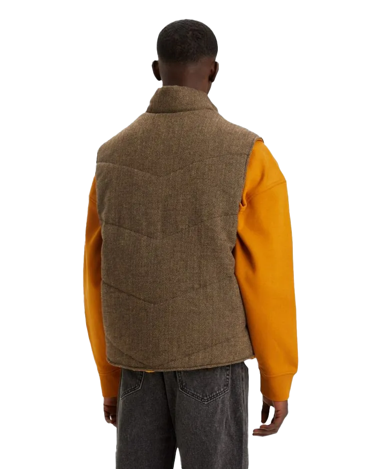 Natoma Gilet in Brown Pattern