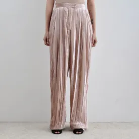Rachel Comey Woman Sheen Pants Velvet Silk Blush Pink