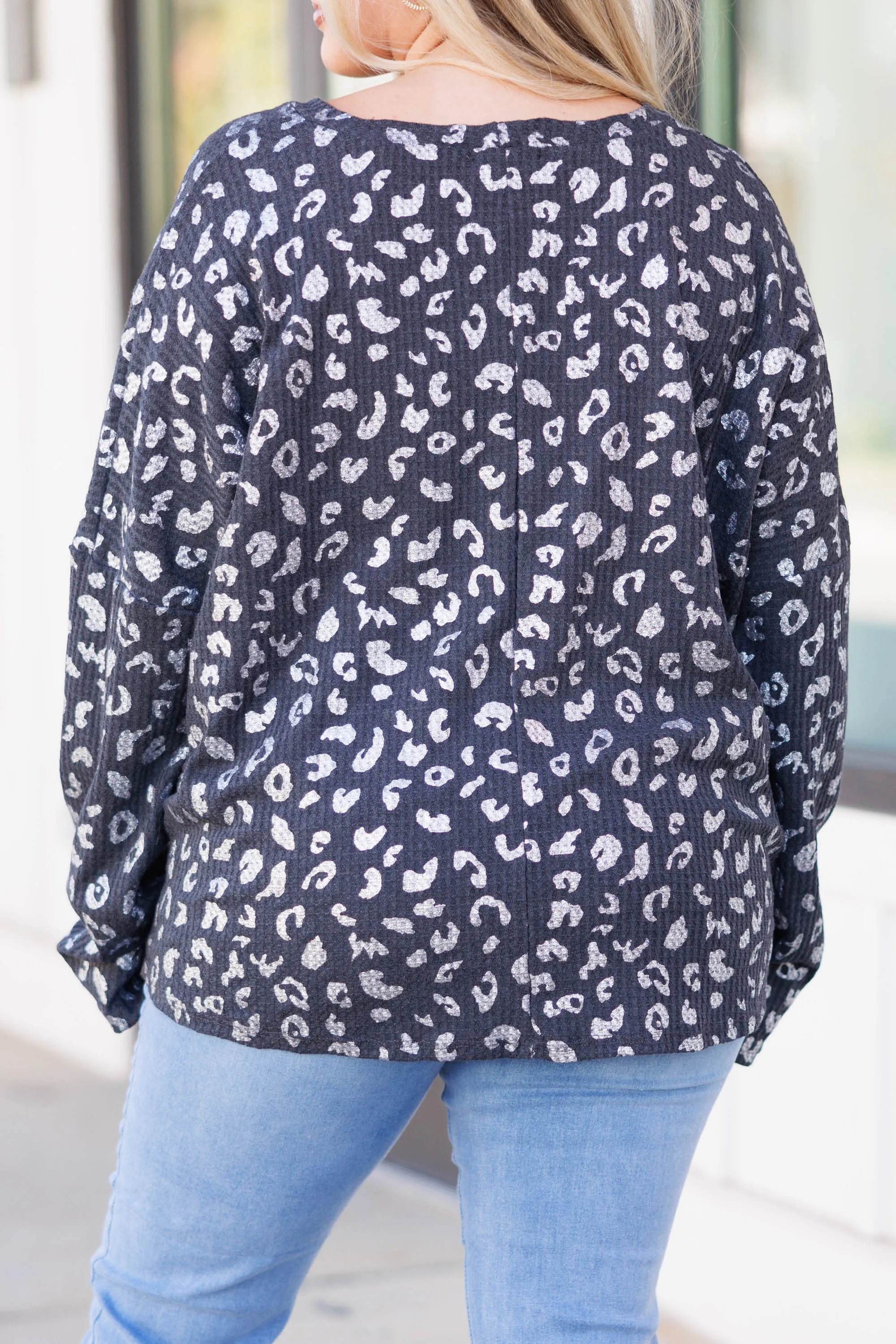 Shining Spots Tee, Charcoal