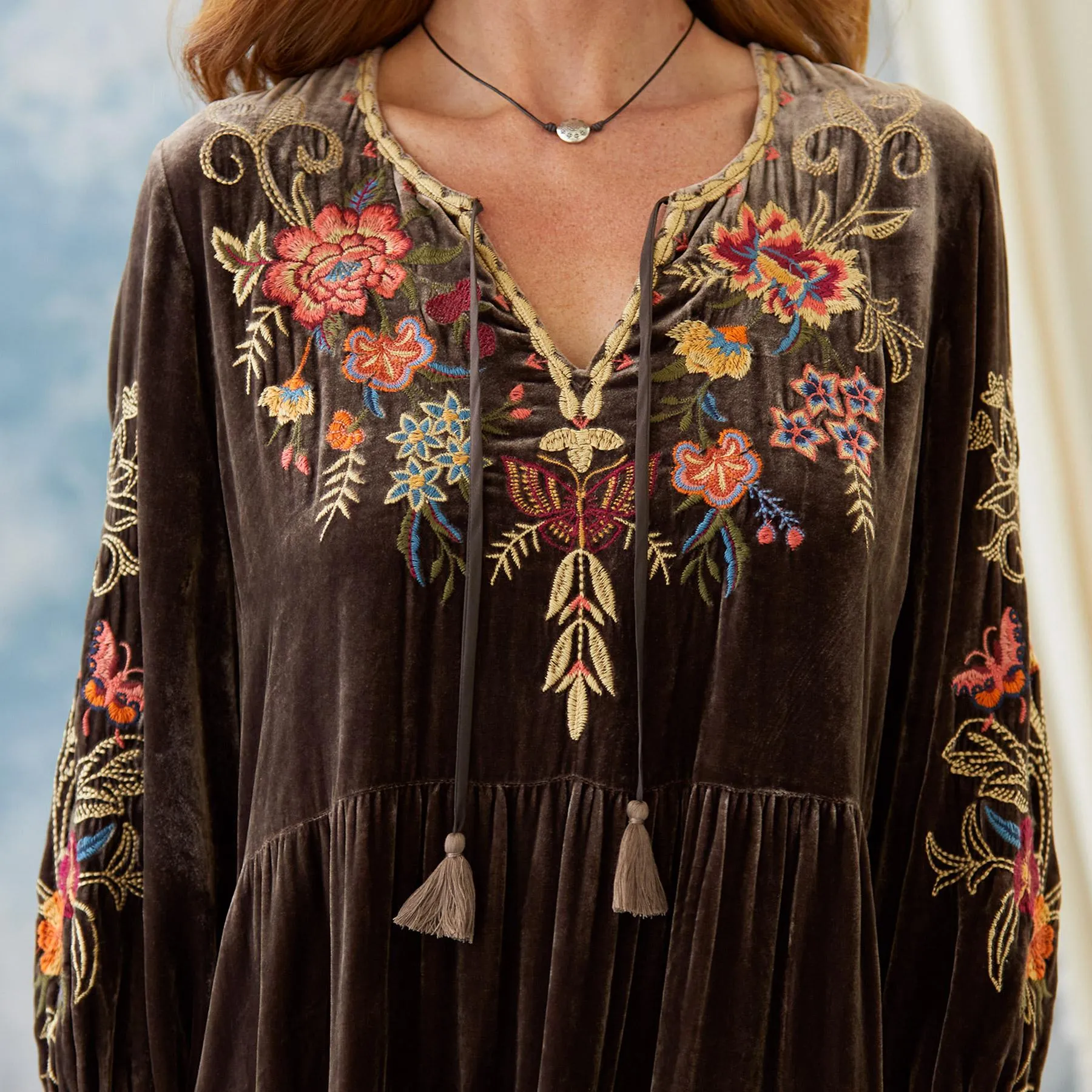 Taline Velvet Dress, Petites