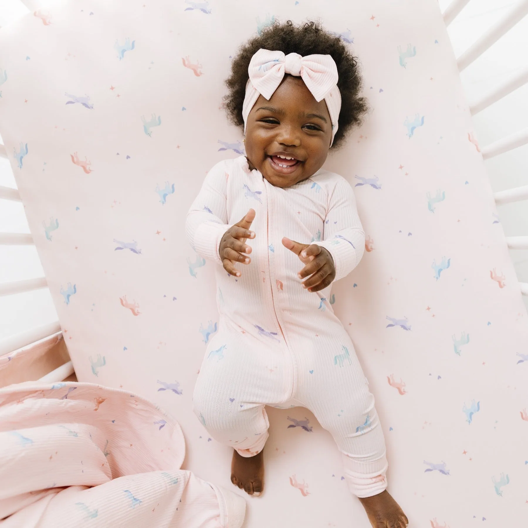Unicorns Crib Sheet