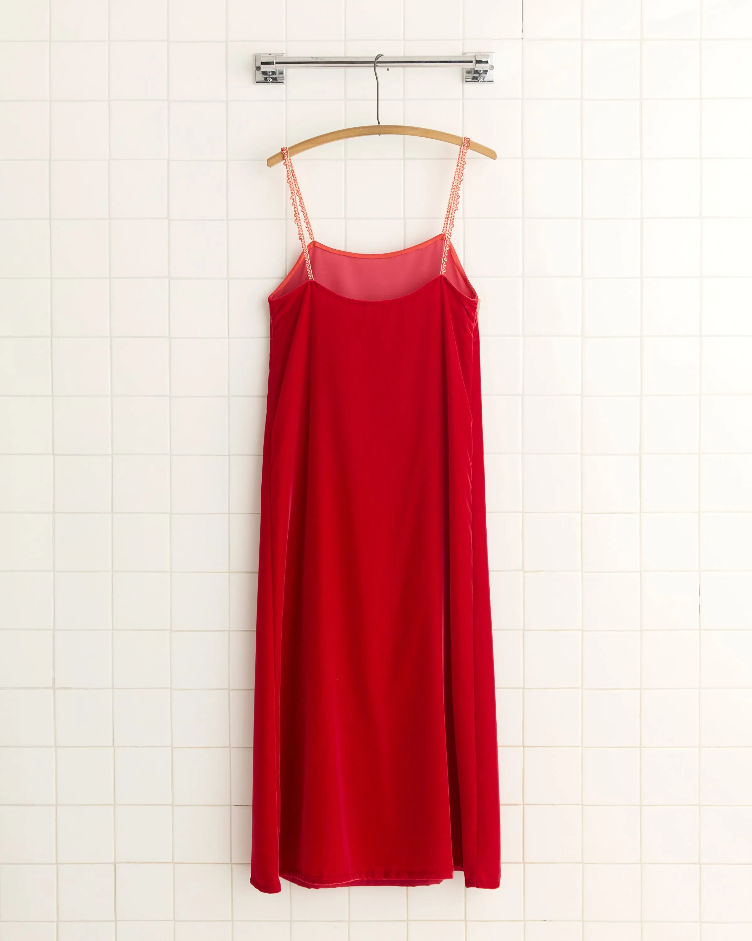 Velvet Bauble Dress - S