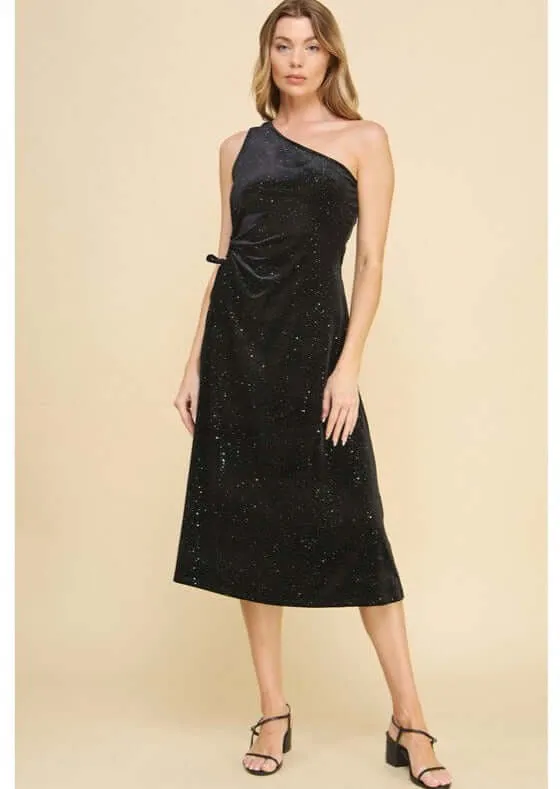 Very Velvet Confetti Sparkle Dress Made in USA - Clearance Final Sale