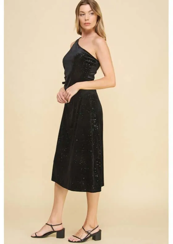 Very Velvet Confetti Sparkle Dress Made in USA - Clearance Final Sale