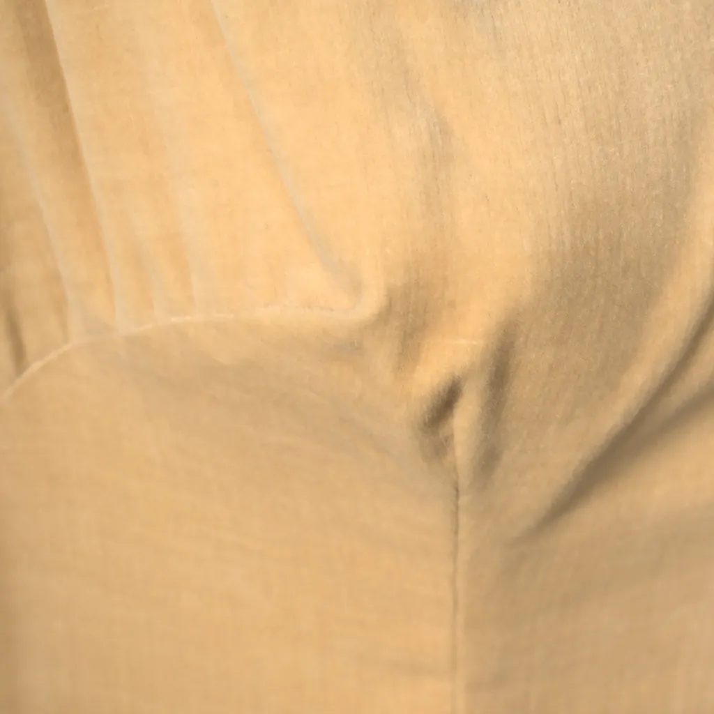 Vintage 1950s Butterscotch Velvet Dress
