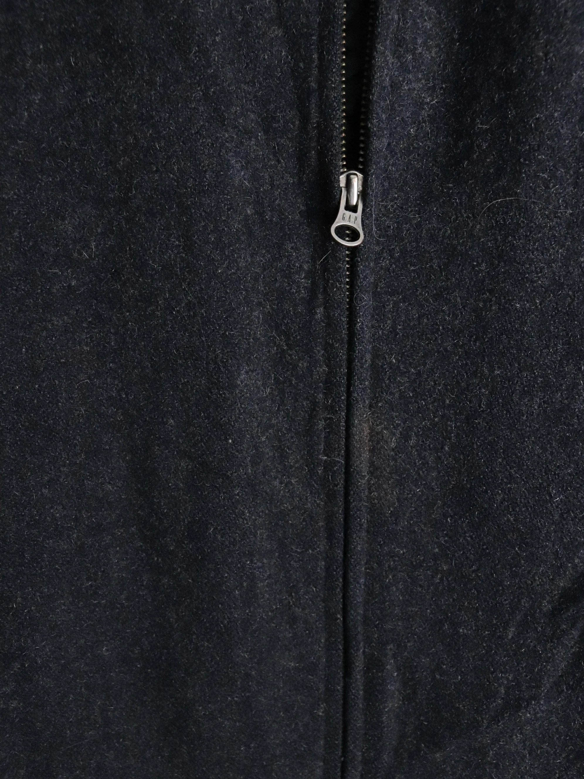 Vintage Gap Jacket Mens Large Grey Wool Blend Coat