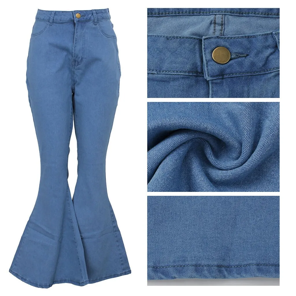 Women's Classic Wide  High Rise Tapered Jean