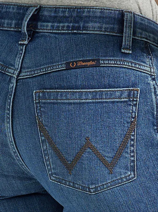 Wrangler Women's Ultimate Riding Jean Willow Mid-Rise Bootcut in Jennifer