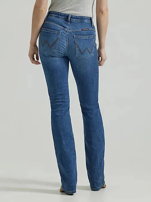 Wrangler Women's Ultimate Riding Jean Willow Mid-Rise Bootcut in Jennifer